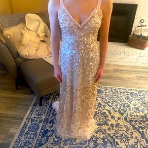 Needle & Thread Sequin Gown
